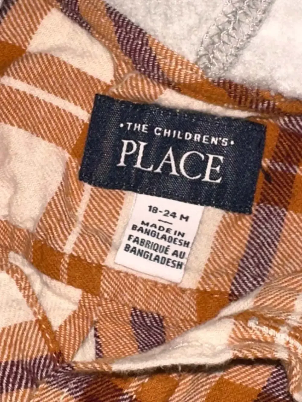 The Children's Place Toddler Boys Plaid Flannel Hooded Long Sleeve Button-Up Shi